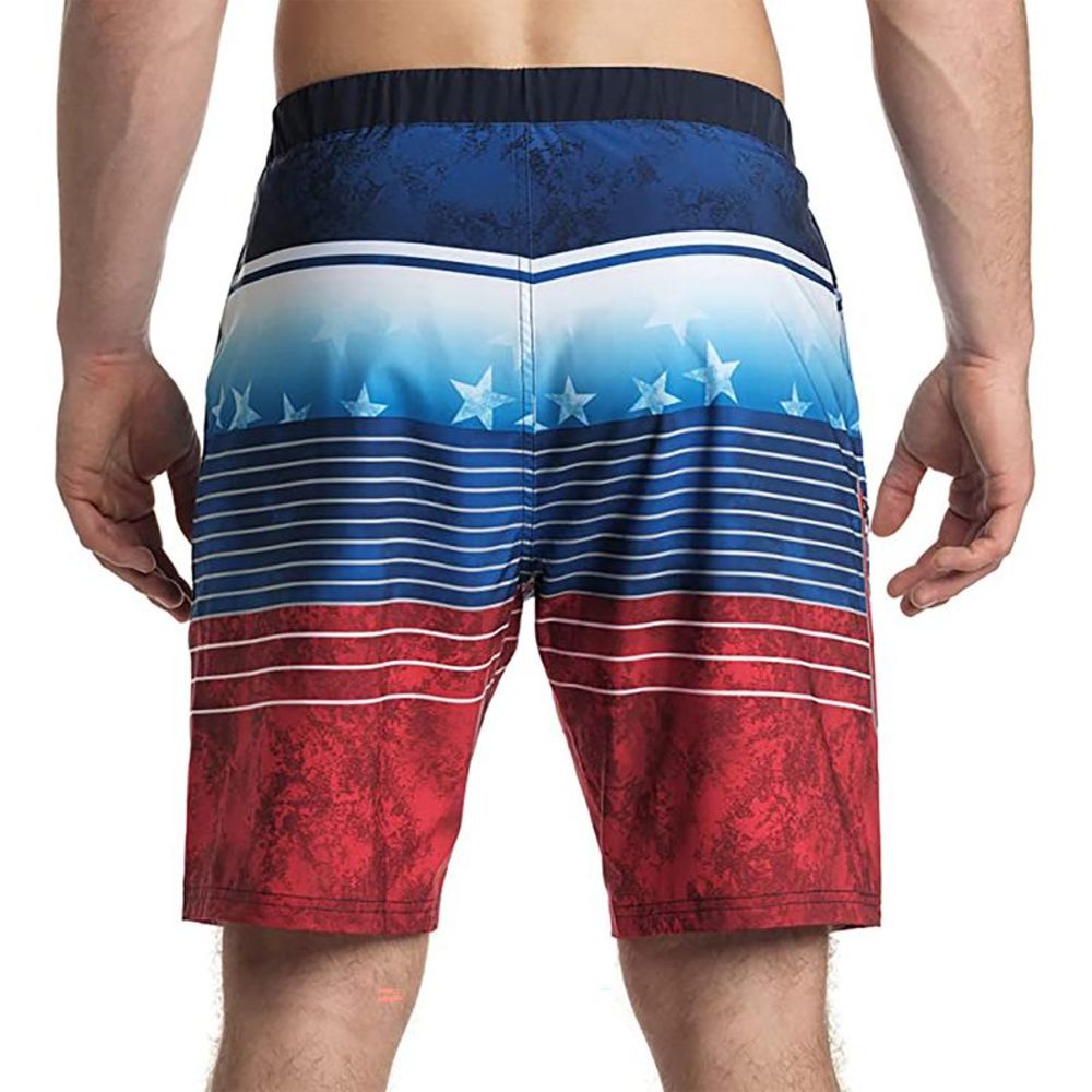 ZeroXposur Men's Swim Trucks with UPF 50+ Navy Starts, Size XX-Large - Picture 4 of 4